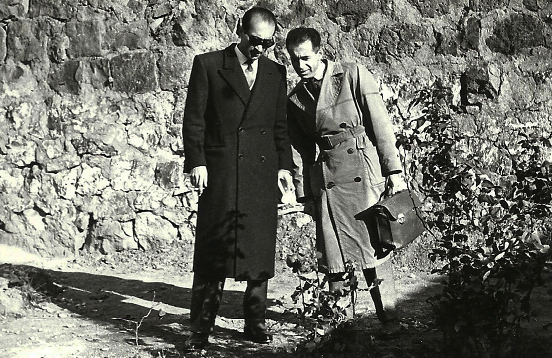 Adham Ismail&nbsp;and Mahmoud Hammad in the city of&nbsp;Daraa. 1957.